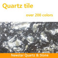 Newstar New Grey Black Coudy Granite Artificial Quartz Amazon Style Tile